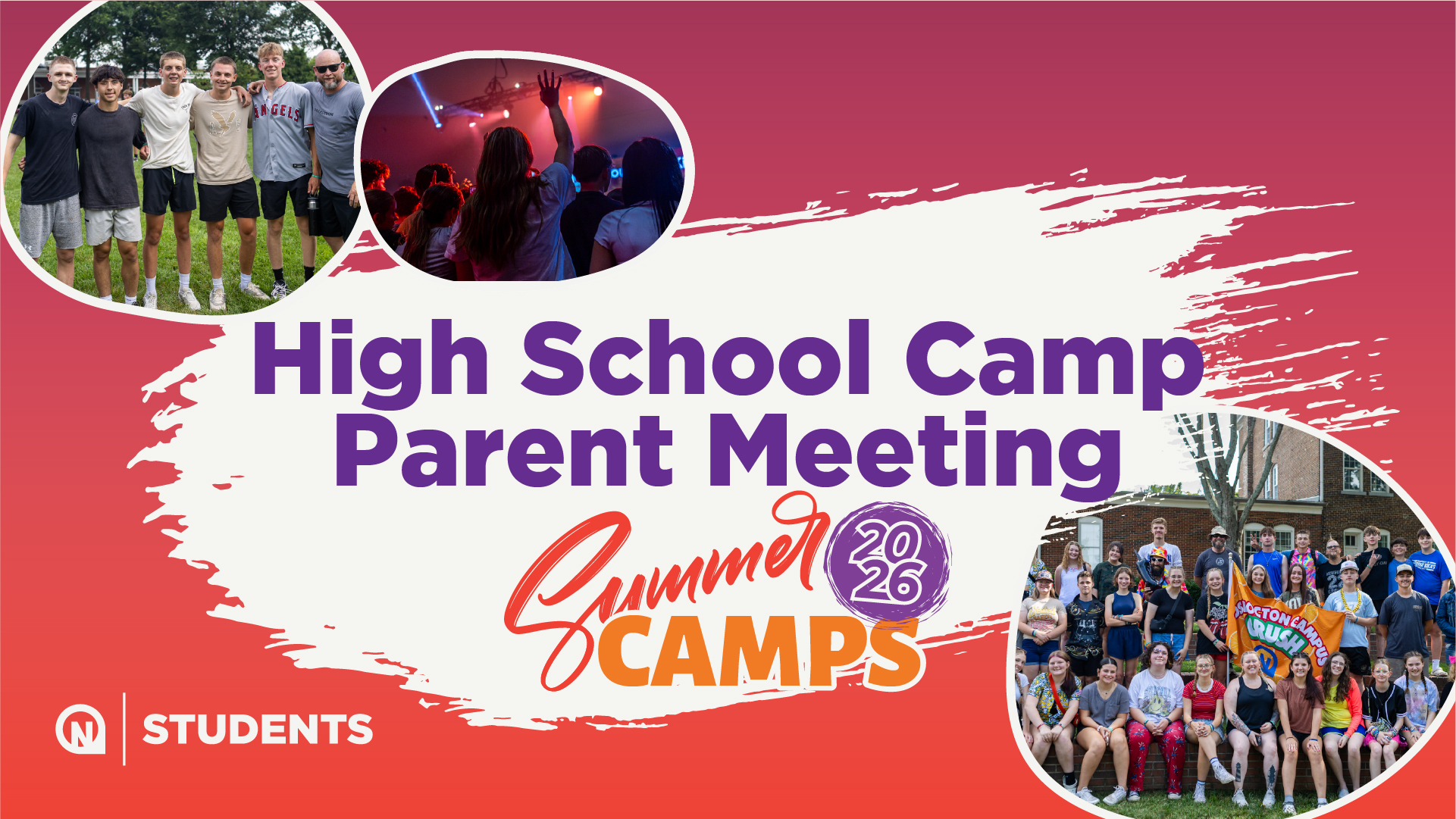 High School Camp Parent Meeting