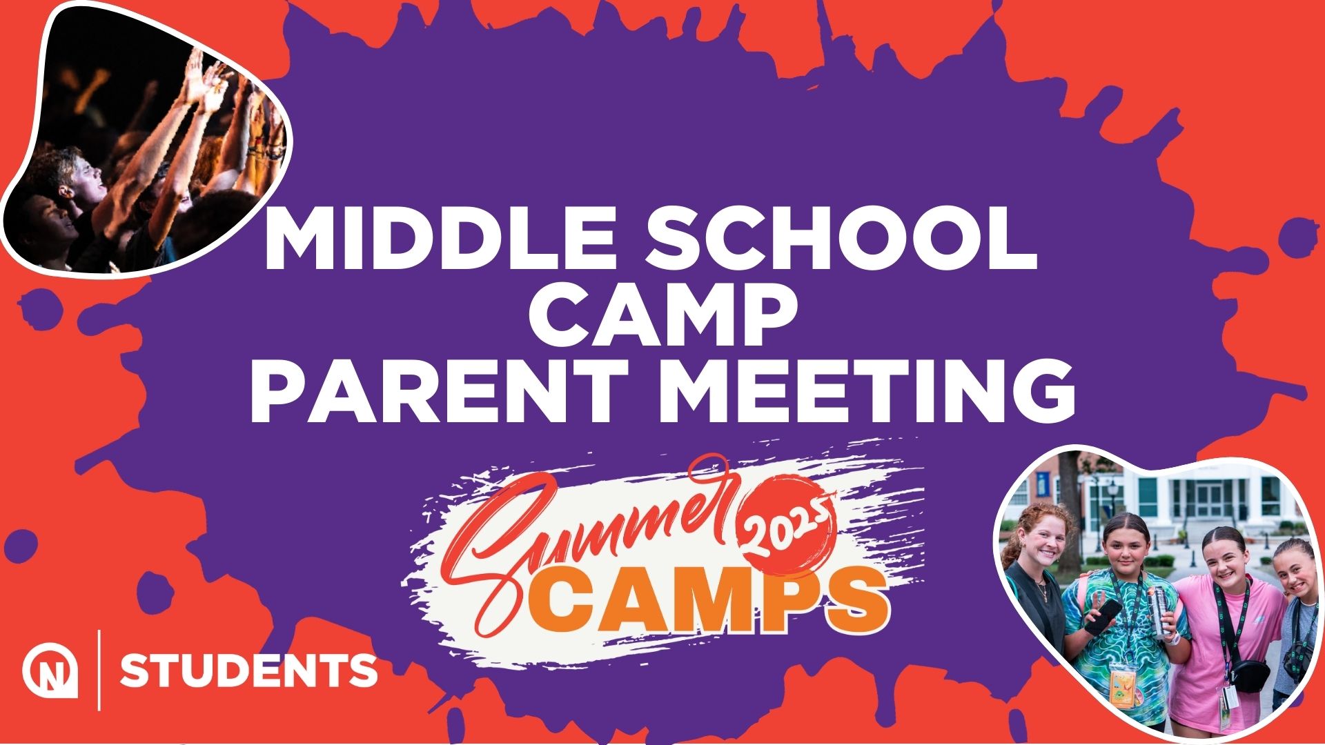 Middle School Camp Parent Meeting