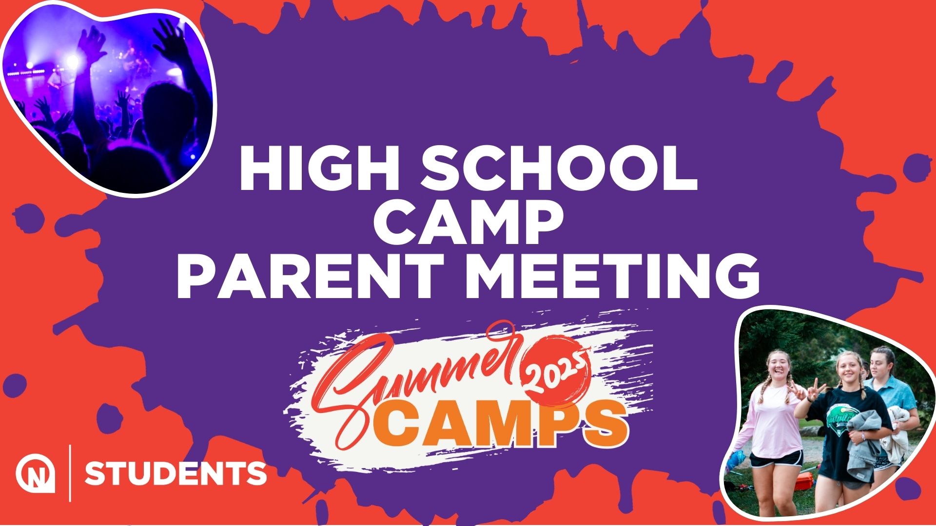 High School Camp Parent Meeting